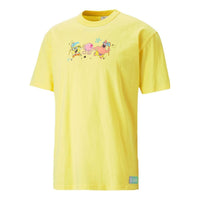 PUMA x SPONGEBOB Graphic T-shirt 'Yellow' 620691-60