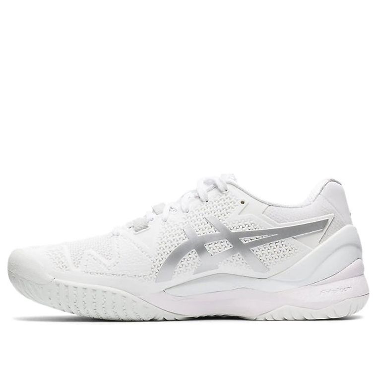 (WMNS) ASICS Gel Resolution 8 'White Pure Silver' 1042A072-100