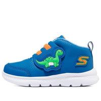 (GS) Skechers Dinosaur Comfy Shoes 'Blue Orange' 407226N-BLLM