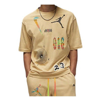Air Jordan Graffiti Logo T-Shirt 'Khaki' DQ7363-252