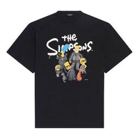 Balenciaga x THE SIMPSONS Oversized Cotton T-Shirt 'Black' 676589TLVG71000
