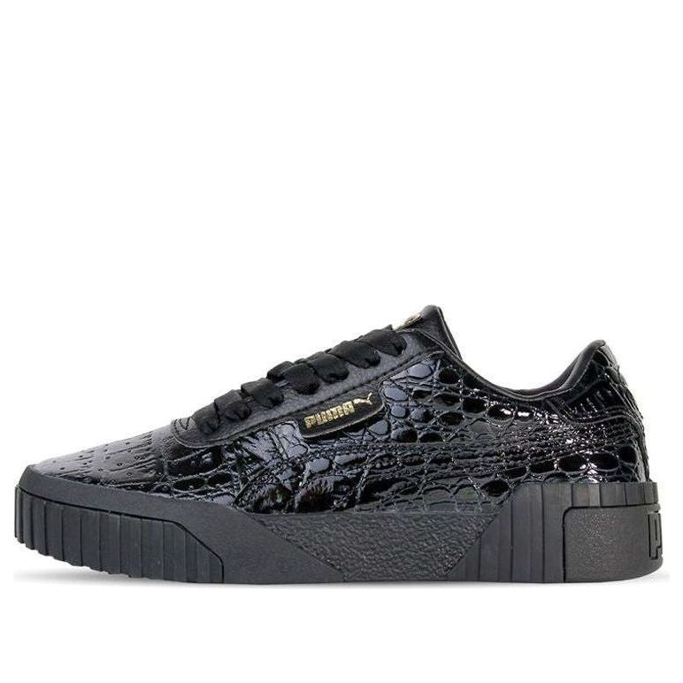 (WMNS) PUMA Cali Croc Trainers Black 369735-03