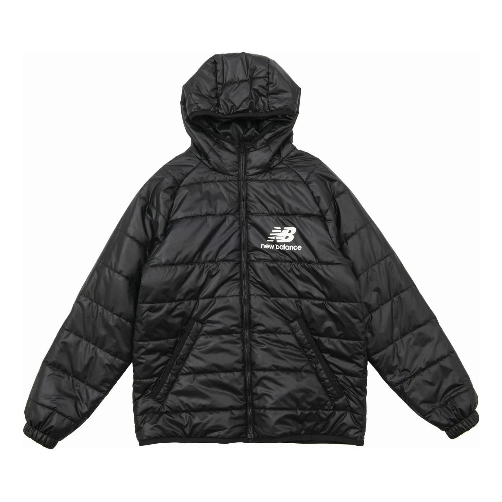 New Balance Athletics Winterized Short Synthetic Puffer Asia Sizing 'Black' MJ13513-BK