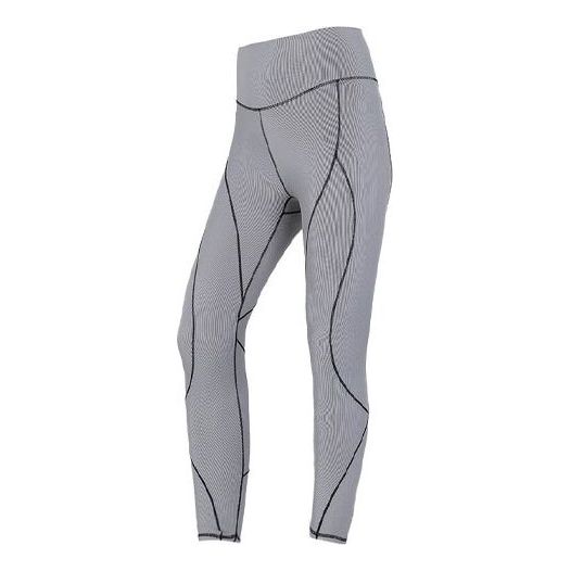 (WMNS) adidas tight fitness pants 'light grey' GR8092