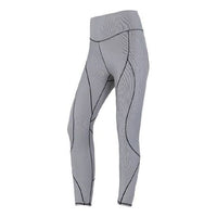 (WMNS) adidas tight fitness pants 'light grey' GR8092