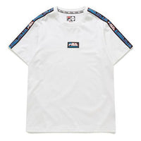 FILA Multi-Color Alphabet Short Sleeve White T11M026104F-WT