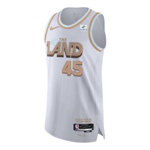 Nike x NBA Donovan Mitchell Cleveland Cavaliers Jerseys 'White' DQ0239-100