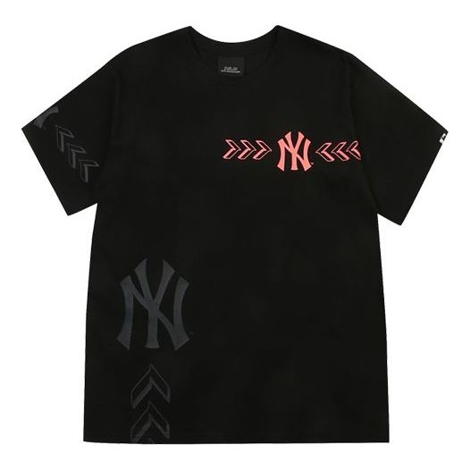 MLB New York Yankees Logo Printing Short Sleeve Unisex Black 31TSSB031-50L
