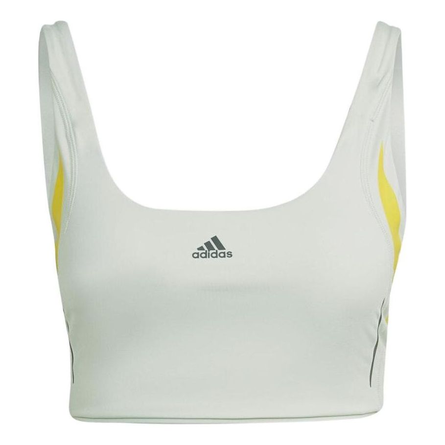 (WMNS) adidas Powerimpact Luxe Training Medium-Support HIIT Bra Asia Sizing 'White' HM6392