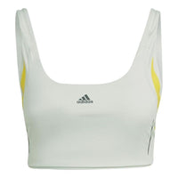 (WMNS) adidas Powerimpact Luxe Training Medium-Support HIIT Bra Asia Sizing 'White' HM6392