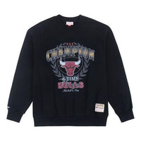 Mitchell & Ness x NBA Chicago Bulls 6 Times Champion Sweatshirt 'Black' MNJYFWHD23093004