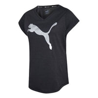 (WMNS) PUMA Running Gym Training Short Sleeve Black 517147-14