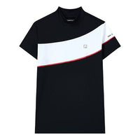 (WMNS) FILA High Collar Professional Sports Short Sleeve Blue A11W135112F-NV