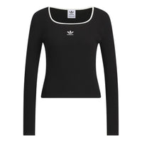 (WMNS) adidas Adi Long Sleeve Fully Fashion Sweater Asia Sizing 'Black' JM8052