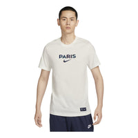 Nike Paris Saint-Germain Soccer T-Shirt Asia Sizing 'Sail' HJ9761-133