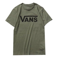 Vans Unisex Logo Printing Tee Green Olive Green VN0A4MM6DB0