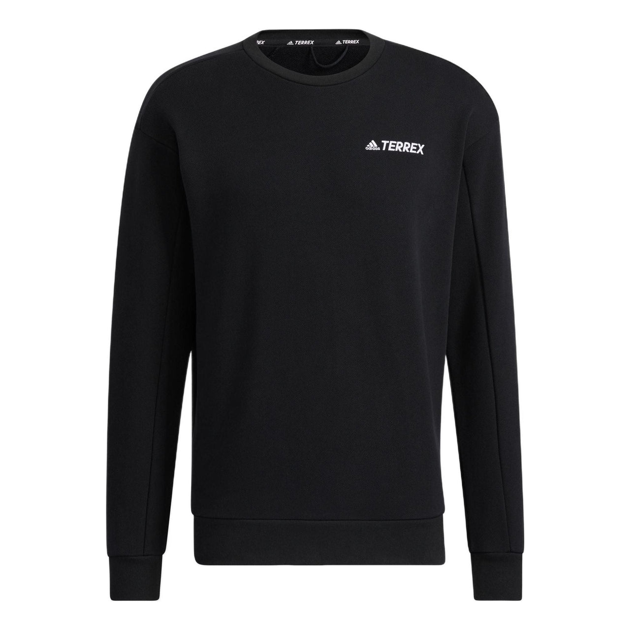 Men's adidas FWA KNIT CREW S Round Neck Pullover Black HG6584