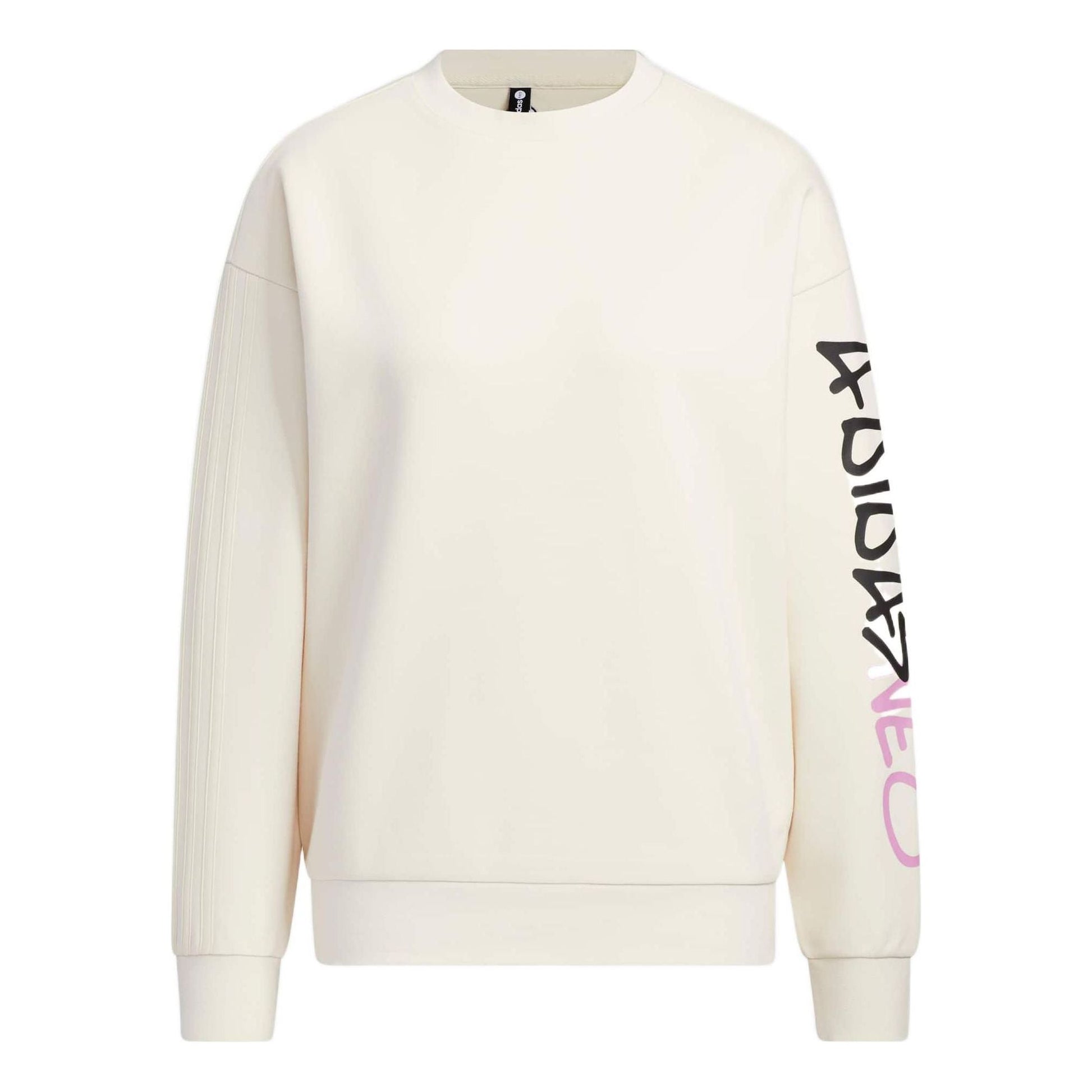 (WMNS) adidas Neo Vbe Sweatshirts 'White' HY9645