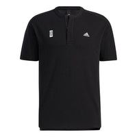 adidas Wj T Henly Sports Casual Short Sleeve Black GP1816