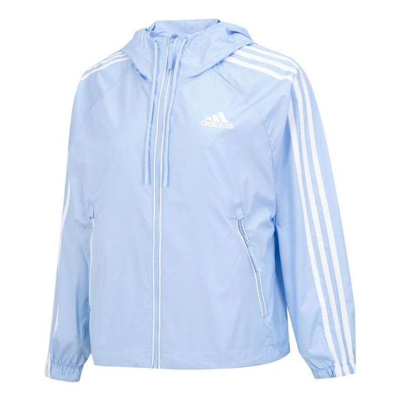 (WMNS) adidas BSC 3-Stripes Wind Jackets 'Blue White' HM2271