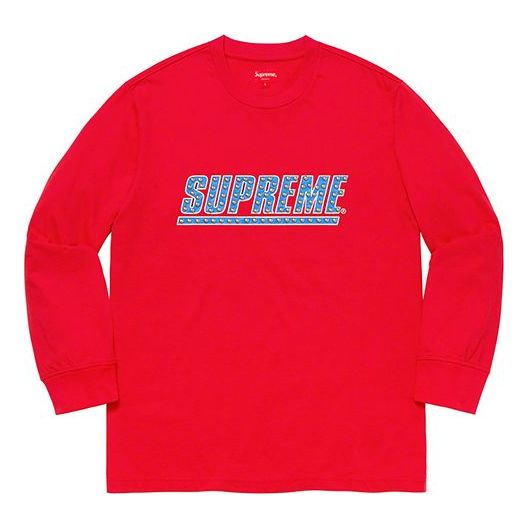 Supreme SS20 Week 4 Studded LS Top Logo Tee SUP-SS20-124