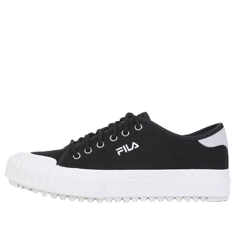 FILA Classic Kicks T Low Top Board Shoes Black/White 1XM01010_022