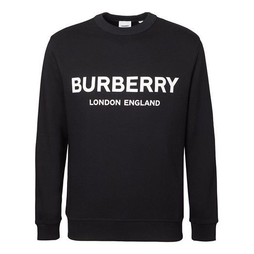 Men's Burberry Alphabet Printing Logo Sports Black 8011357