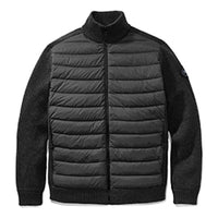 Canada Goose Hybridge Black Label Knitted Down Jacket For Men Black 6930M-61