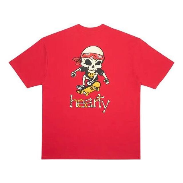 Drew House Skeleton T-shirt 'Red' DR-FW22-214
