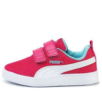 (PS) PUMA Courtflex V2 Leisure Board Shoes Pink/Blue 371758-02