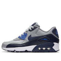 (GS) Nike Air Max 90 LTR Leather Low-Top Grey/Blue 833412-009