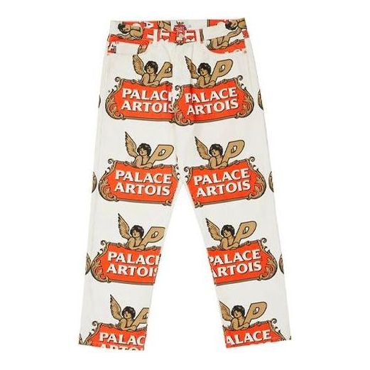 Palace Stella Artois Pant 'White Red Gold' PAL-SS21-8