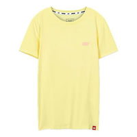 Skechers Loose Printing Casual Sports Short Sleeve t Yellow L220W170-00TC
