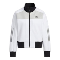 (WMNS) adidas UST Jacket Asia Sizing 'White Black' HM7089