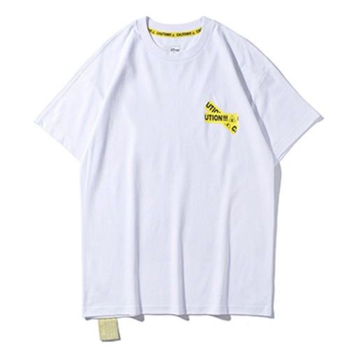 Li-Ning x Disney Crossover Zombie Donald Duck Printing Short Sleeve Couple Style White AHSP067-1