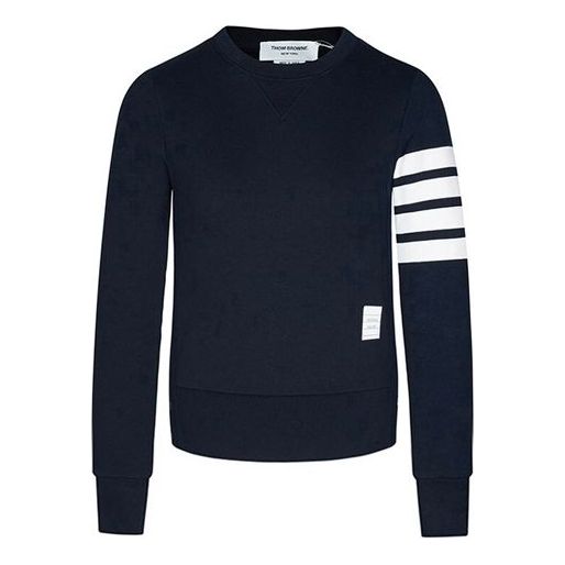 (WMNS) THOM BROWNE Sweatshirt 'Navy' FJT002A-00535-415