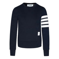(WMNS) THOM BROWNE Sweatshirt 'Navy' FJT002A-00535-415
