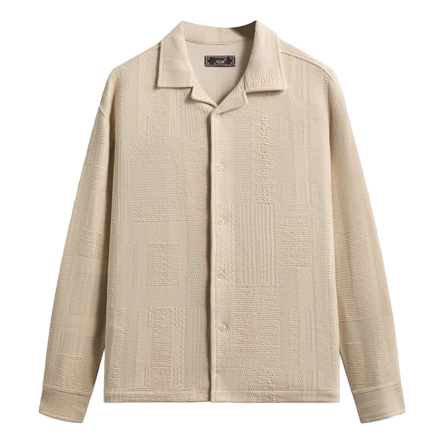 KITH Geometric Knit Cohen Shirt 'Hallow' KHM034472-103