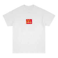 Travis Scott Cactus Jack x Mcdonald Unisex Round-neck White CJMDSS06