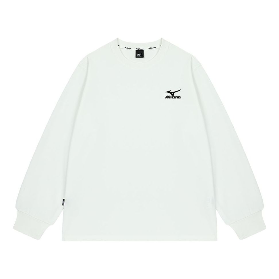 Mizuno Casual Logo Long Sleeve T-shirt 'White' A2CA2A83
