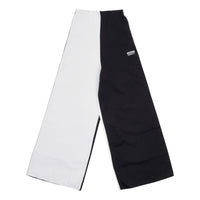 (WMNS) adidas Wide Leg Pants Asia Sizing 'Black White' FM2449
