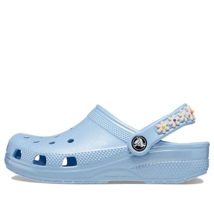 (GS) Crocs Daisy Chain Classic Clog 'Blue Calcite' 209065-4NS