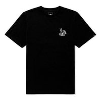 Vans Unisex Printing Round-neck Short Sleeve Black VN0A5F3IBLK