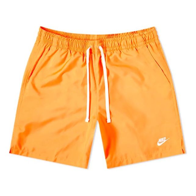 Men's Nike Retro Woven Casual Orange Shorts AR2382-871