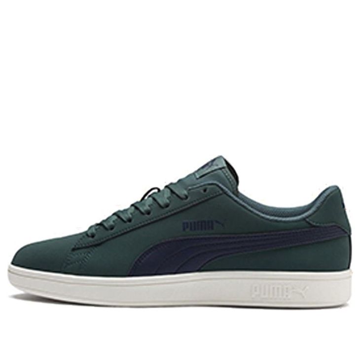 PUMA Smash V2 Buck Shoes Green/Blue 365160-12