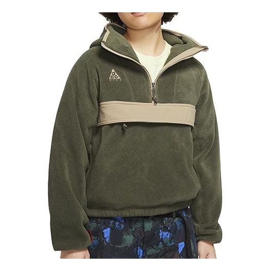 (WMNS) Nike Lab W ACG Fleece Anorak 'Cargo Khaki' CU4115-325