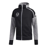 adidas M Zne hd Fr Sports hooded Knit Jacket Black DN5791