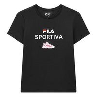 (WMNS) FILA ADE Short Sleeve Blue T-Shirt F11W028158F-NV