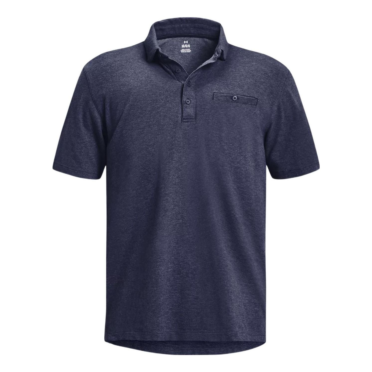 Under Armour Luxe Heather Polo Shirt 'Dark Blue' 1377363-410