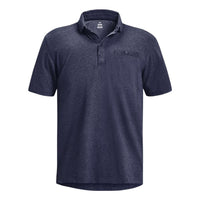 Under Armour Luxe Heather Polo Shirt 'Dark Blue' 1377363-410